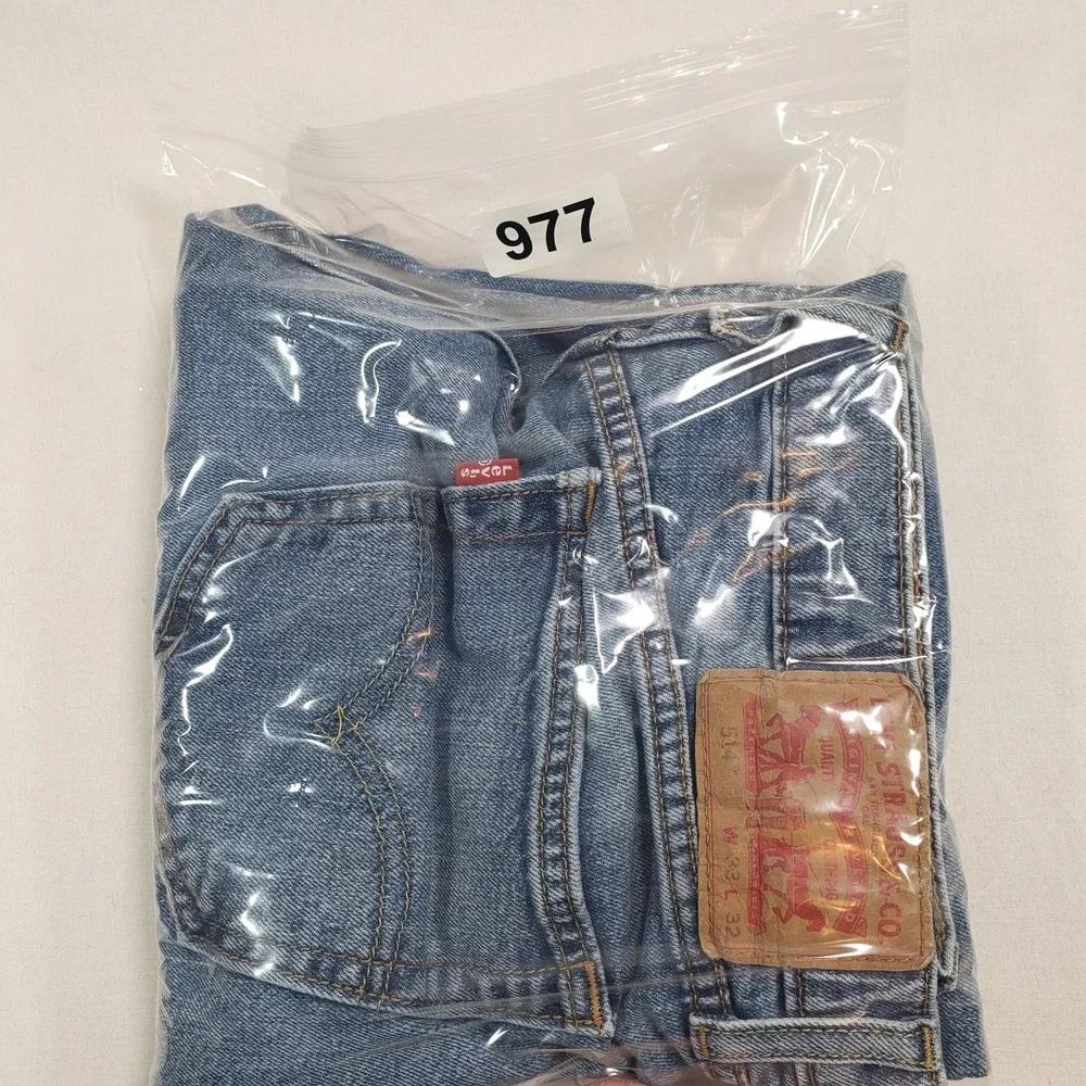 Levi's Mens 514 Straight Leg Jeans 33x32 Medium Wash Blue Denim